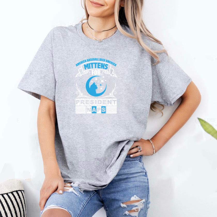 America Baseball Beer America Cat T-Shirt