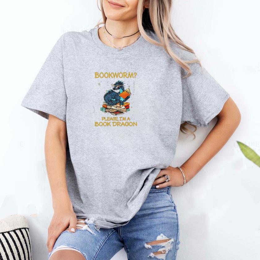 Bookworm Please I m A Book Dragon T-Shirt