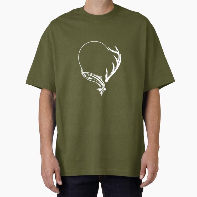 Fishing And Shed Hunter Oversized T-Shirt