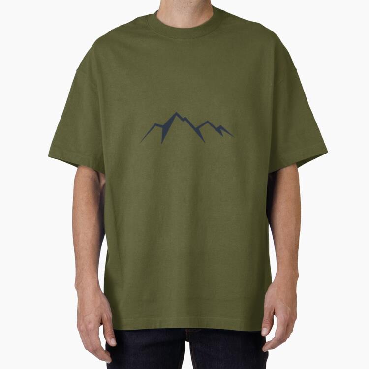 Four Peak Mountain Icon Oversized T-Shirt