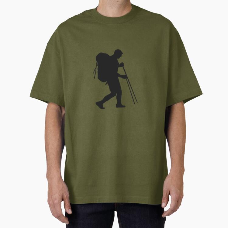 Hiking Silhouette Oversized T-Shirt