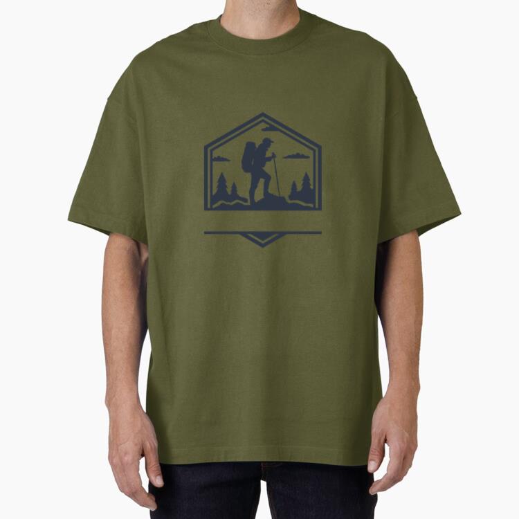 Hiking Split Monogram Oversized T-Shirt