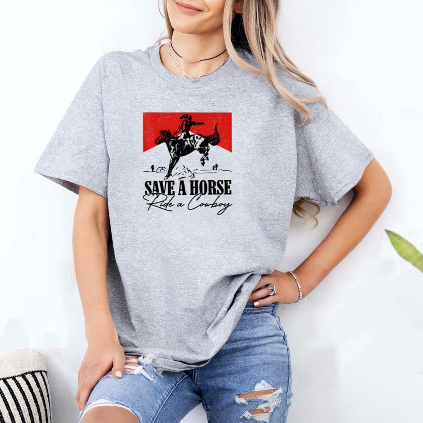 Horse Save A Horse Ride A Cowboy Classic T-Shirt