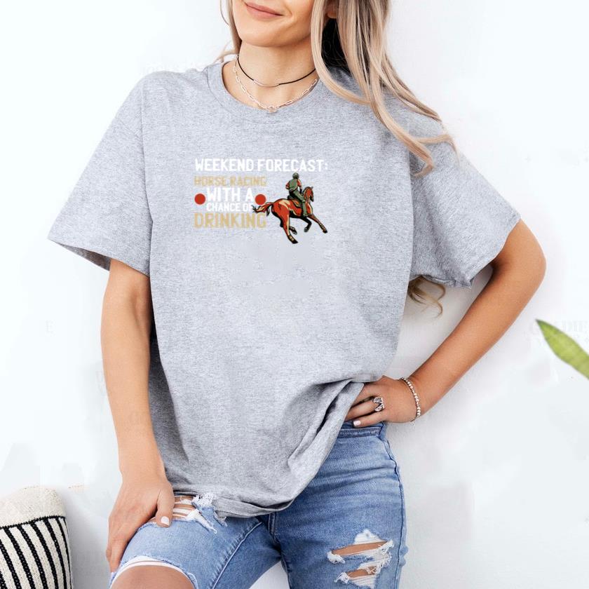 Horse Weekend forecast horse racing Classic T-Shirt