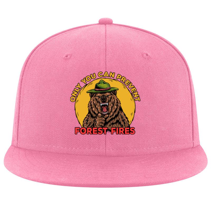 Only You Can Prevent Forest Fires Camping Bear Cap