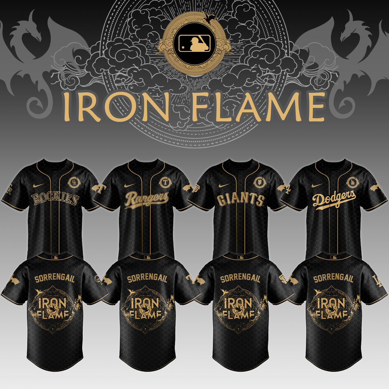 MLB ALL TEAMS x Iron Flame Jersey