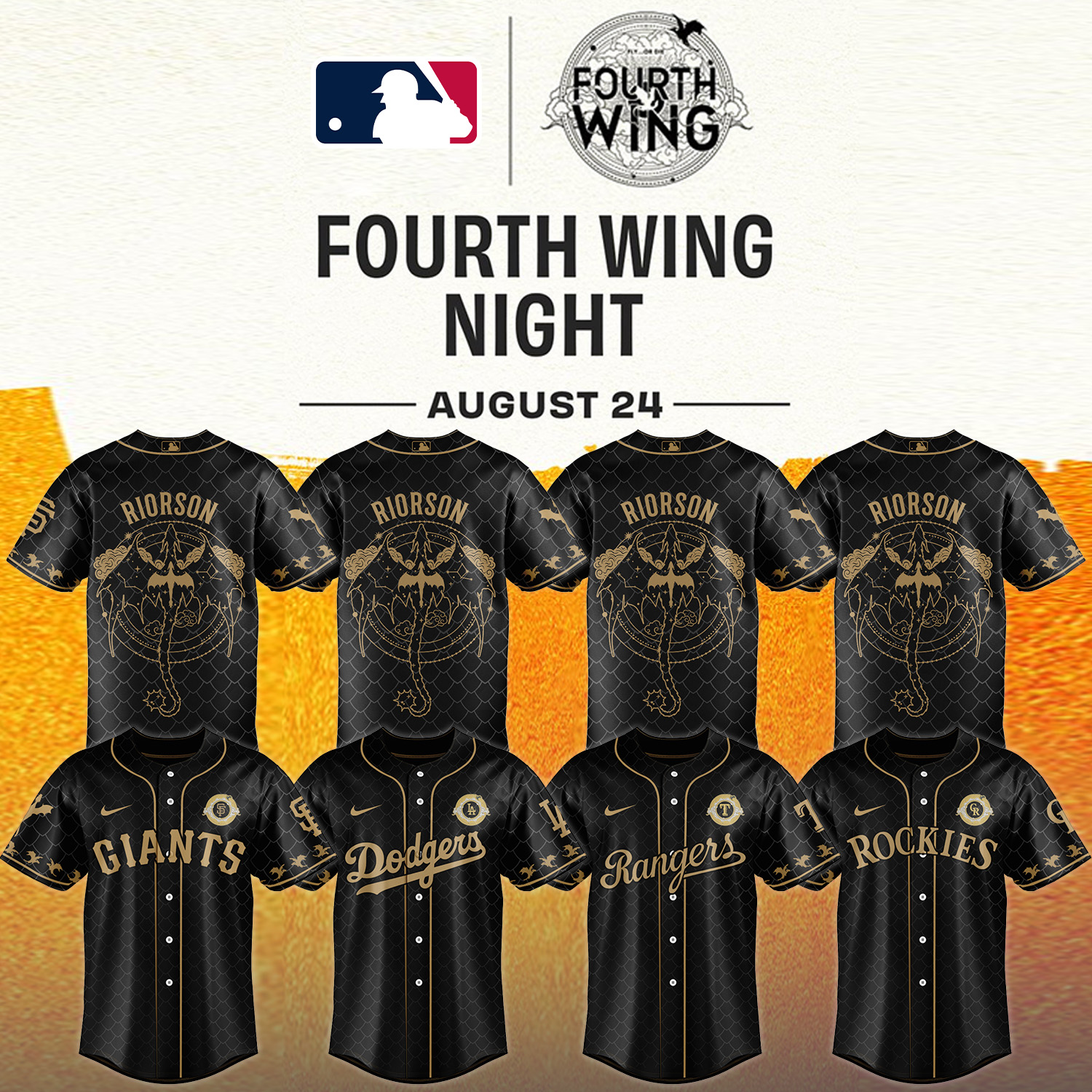 MLB ALL TEAMS x Fourth Wing Night Jersey